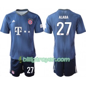 Billige Fotballdrakter FC Bayern München ALABA 27 Barn Tredjedraktsett 2018/19 Kortermet